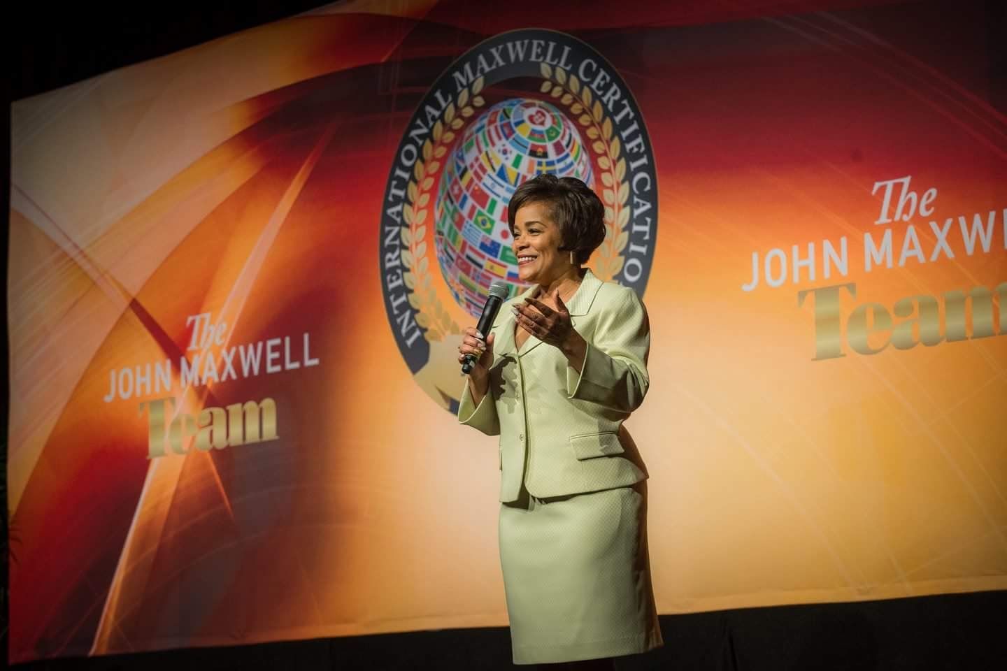 Dr. Crystal at the John C Maxwell institute